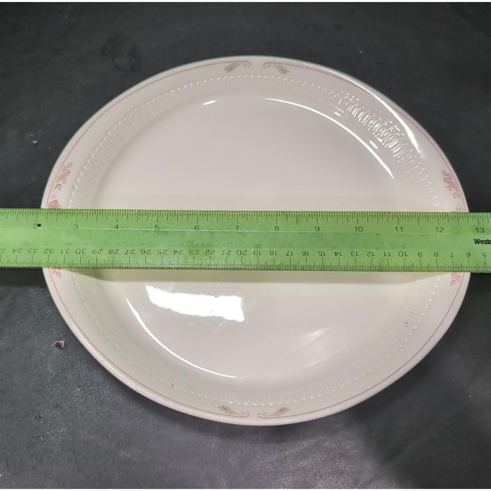 Syracuse Syrene Oval Serving Platter, Montlynn Dinner Plate 13-A Restaurant Ware - Picture 5 of 10